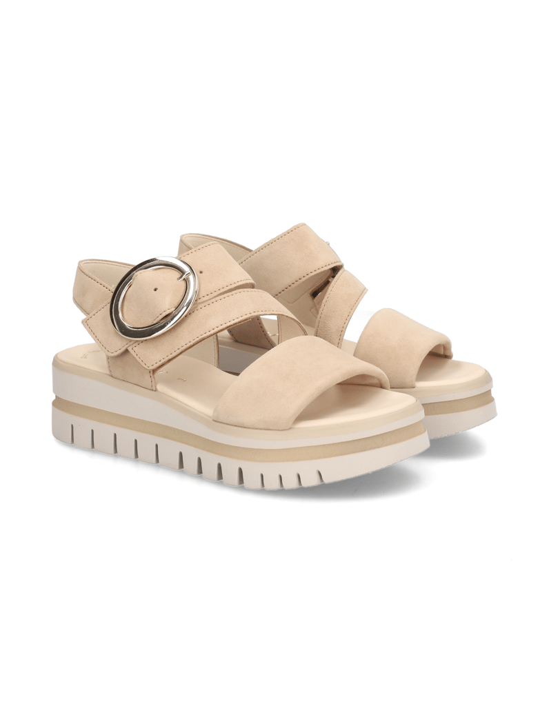 Gabor-Lederkombination-Sandale-beige
