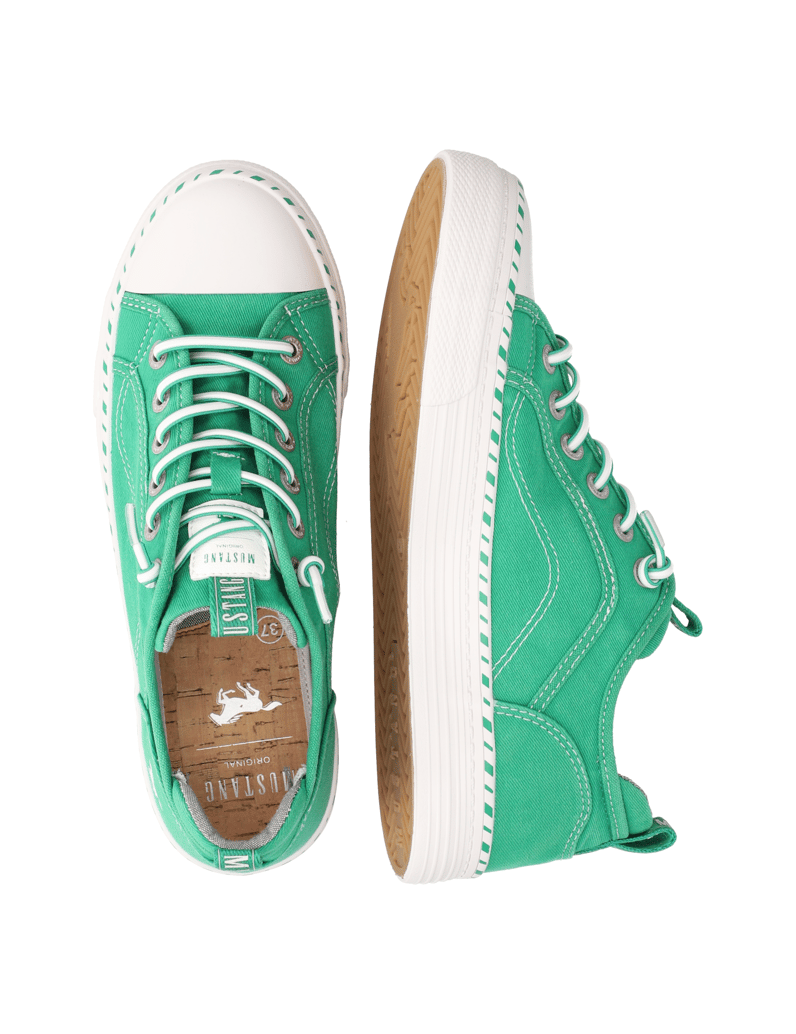 Mustang-Canvas-Sneaker-grün