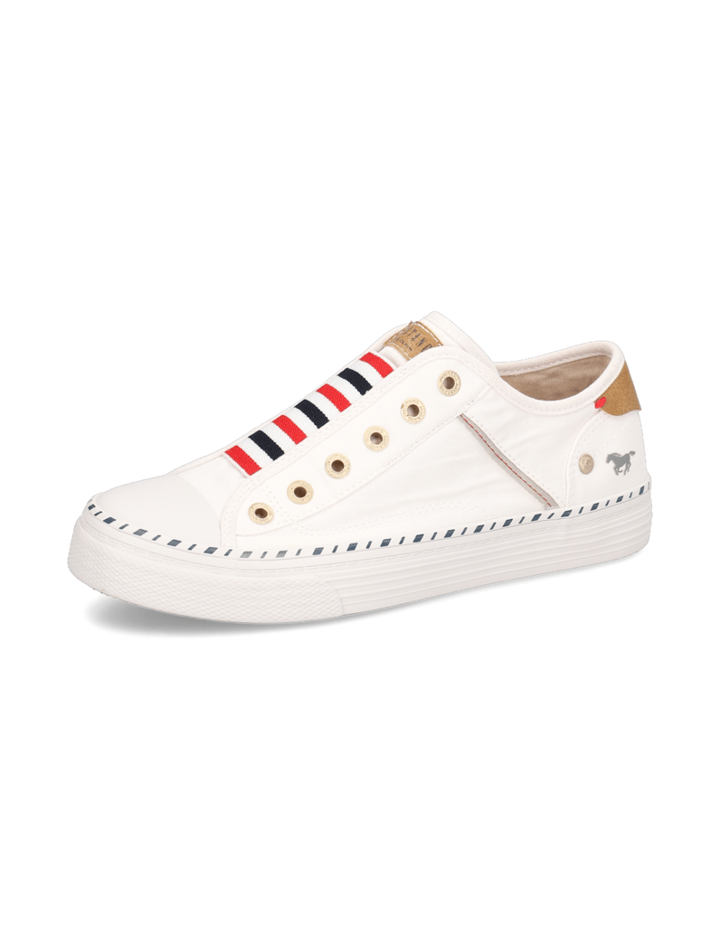 Mustang-Textil-Sneaker-weiss