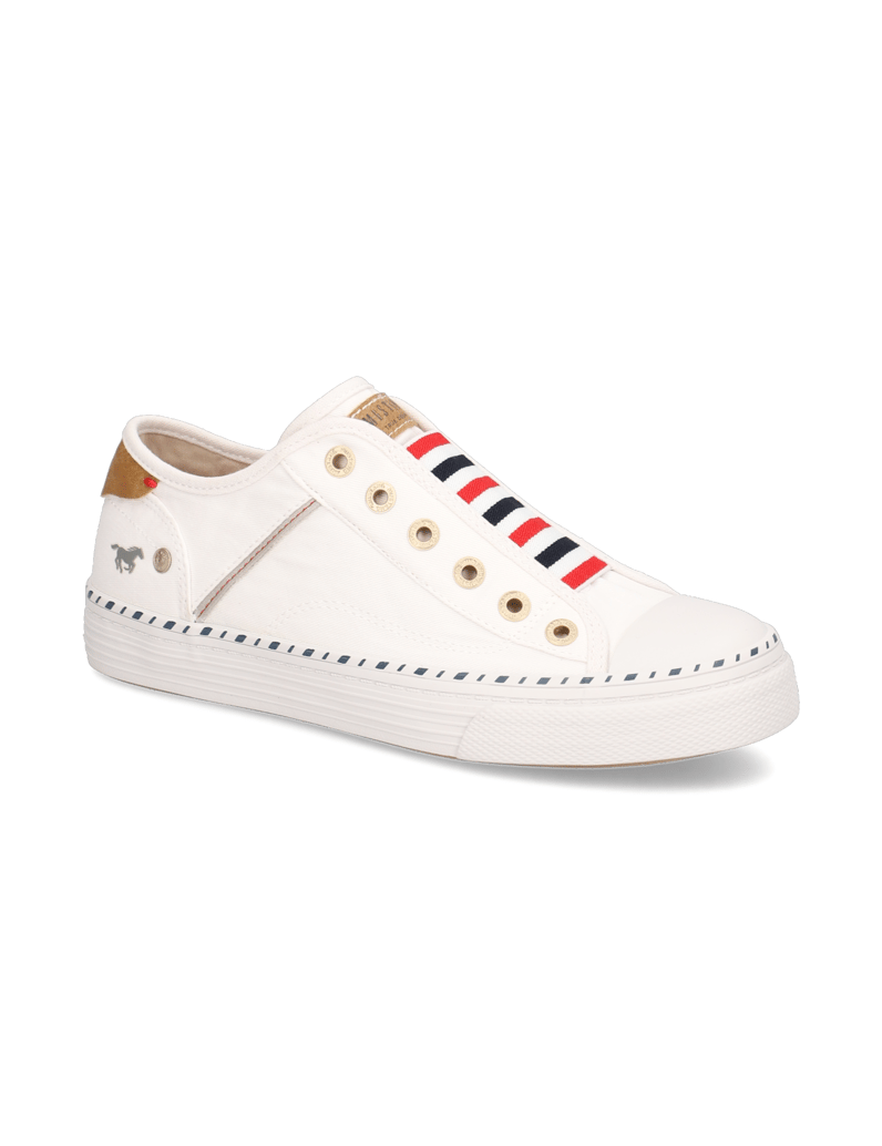 Mustang-Textil-Sneaker-weiss