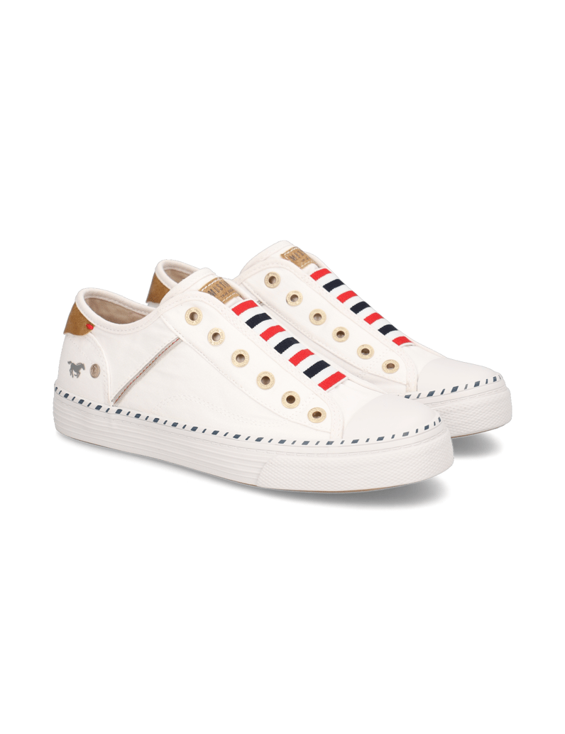 Mustang-Textil-Sneaker-weiss