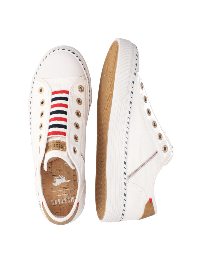 Mustang-Textil-Sneaker-weiss