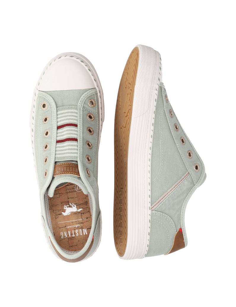 Mustang-Textil-Sneaker-weiss