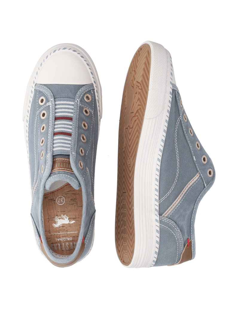 Mustang-Textil-Sneaker-hellblau