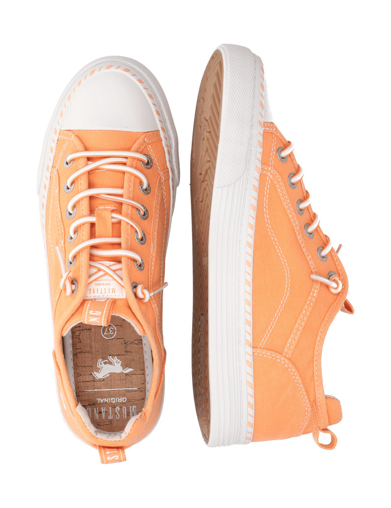 Mustang-Textil-Sneaker-orange