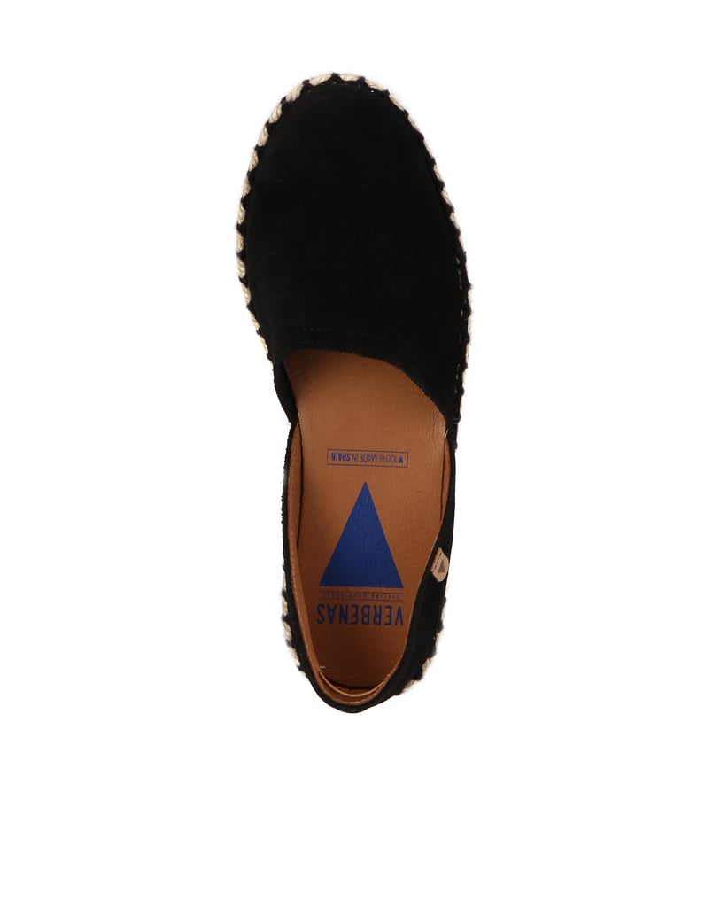 Verbenas-Veloursleder-Espadrille-schwarz