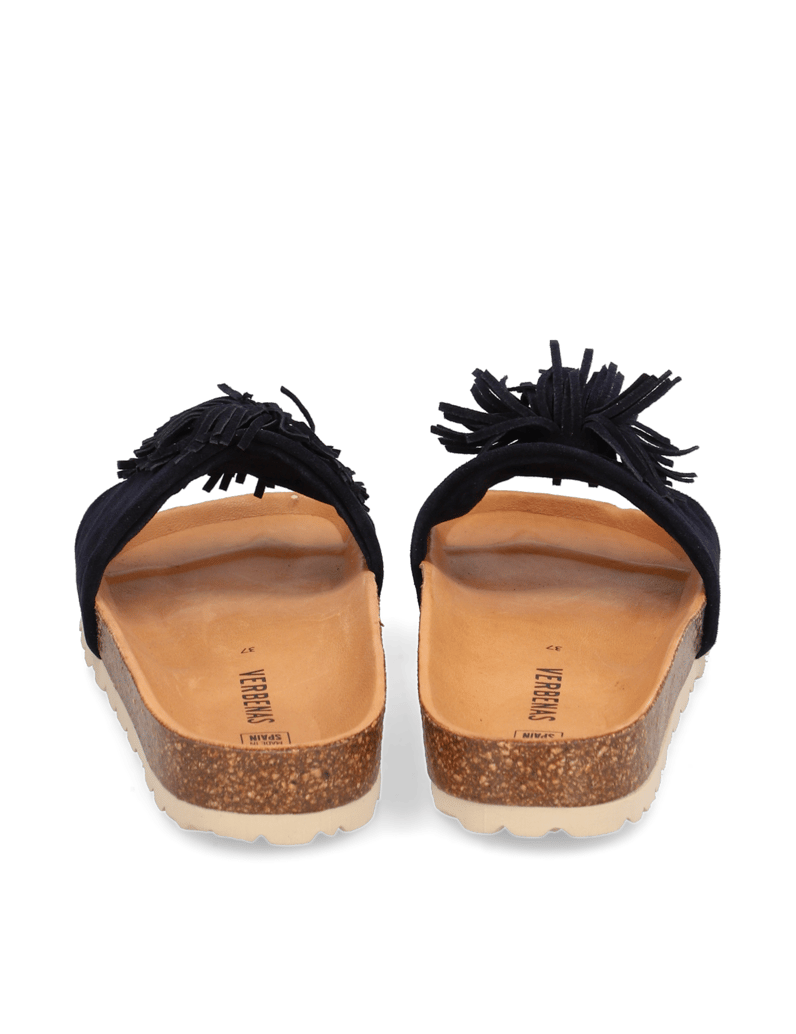 Verbenas-Veloursleder-Pantoffel