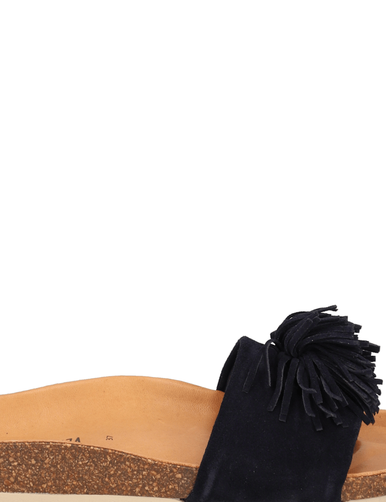 Verbenas-Veloursleder-Pantoffel