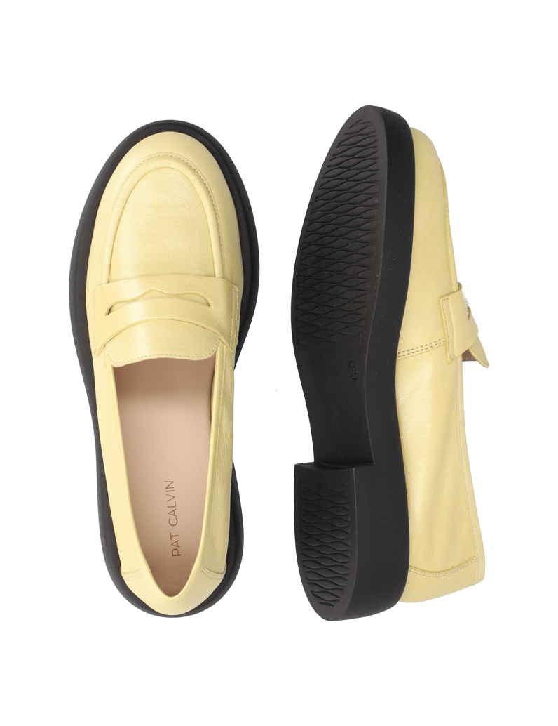 Pat-Calvin-Glattleder-Slipper-weiss