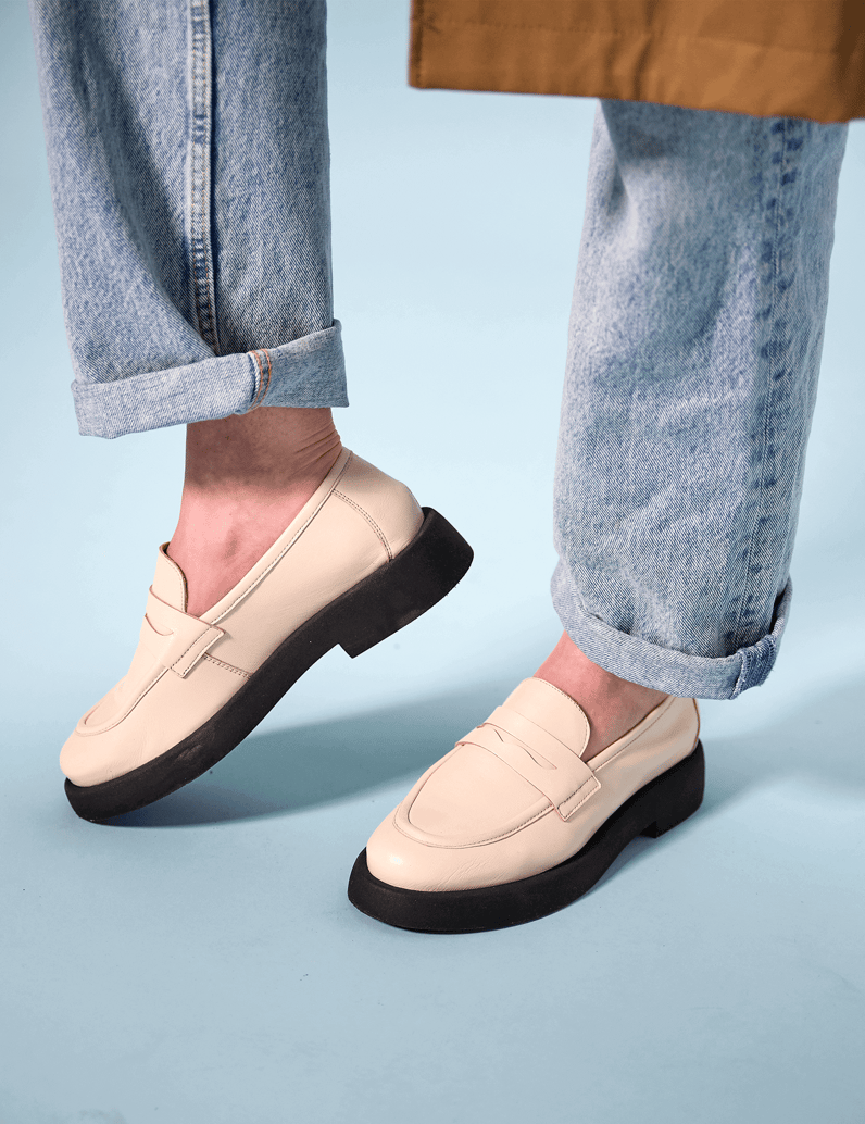 Pat-Calvin-Glattleder-Slipper-sportiv-weiss