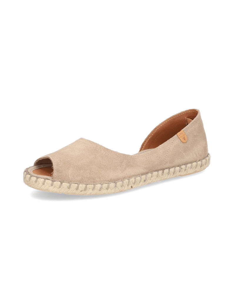 Verbenas-Veloursleder-Espadrille-beige