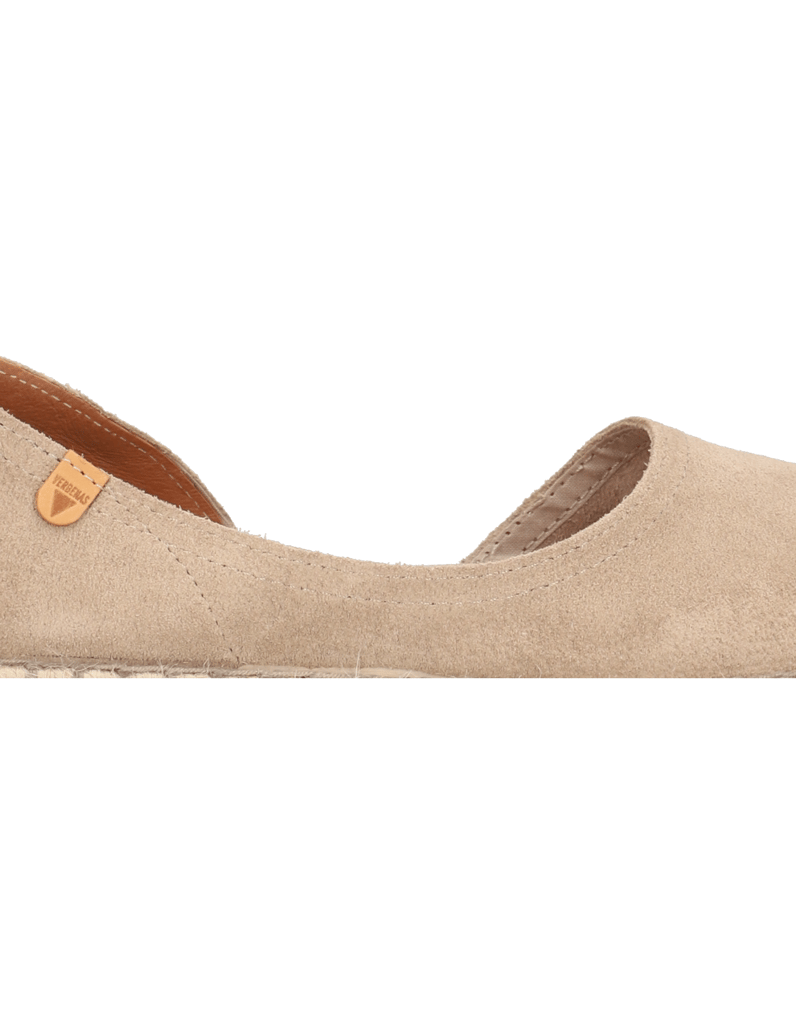 Verbenas-Veloursleder-Espadrille-beige