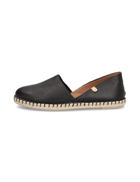 Glattleder Espadrille