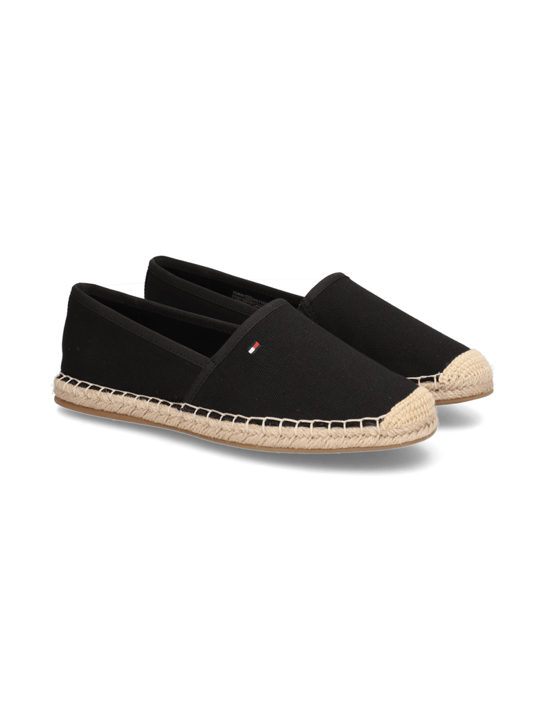 Tommy-Hilfiger-FLAG-CANVAS-ESPADRILLE-schwarz
