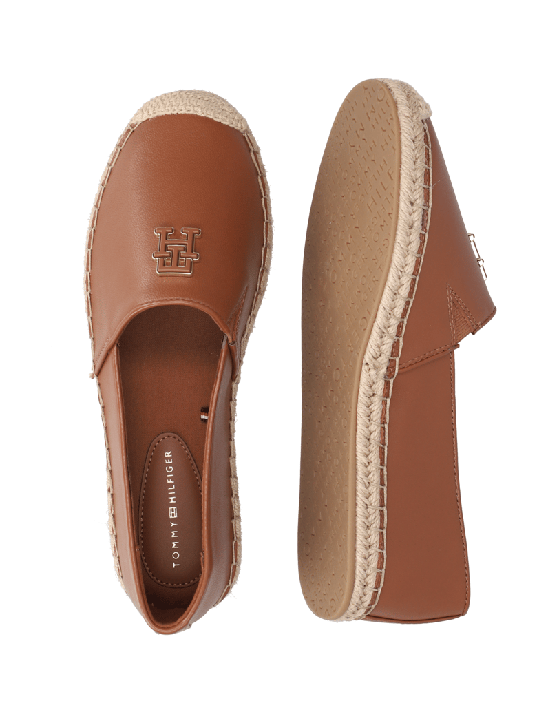 Tommy-Hilfiger-LEATHER-ESPADRILLE-schwarz