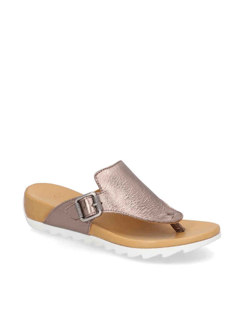 Pat-Calvin-Glattleder-Zehentrenner