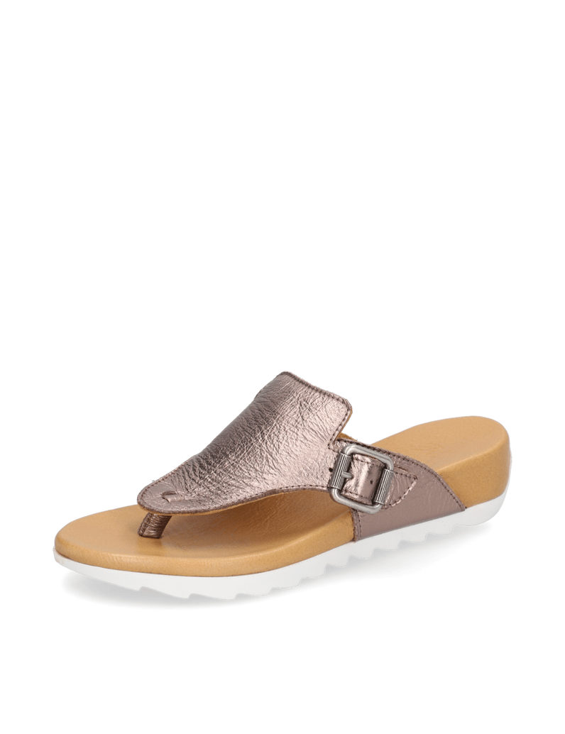 Pat-Calvin-Glattleder-Zehentrenner