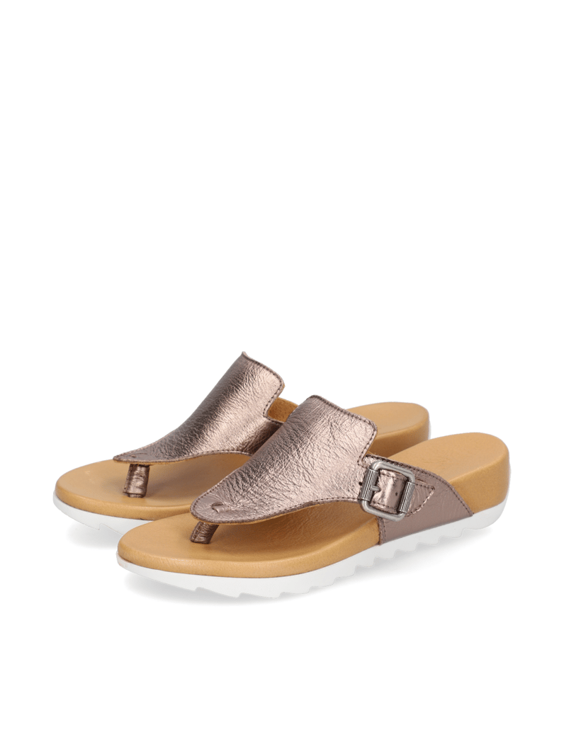 Pat-Calvin-Glattleder-Zehentrenner