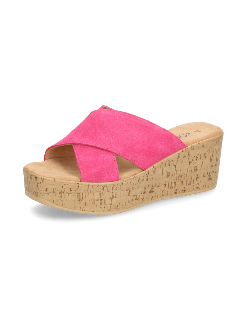 S.Oliver-Veloursleder-Pantoffel-pink