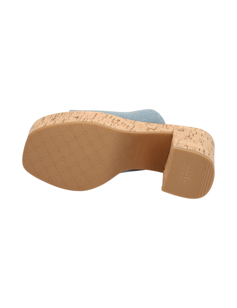 TAMARIS-Textil-Pantoffel-hellblau