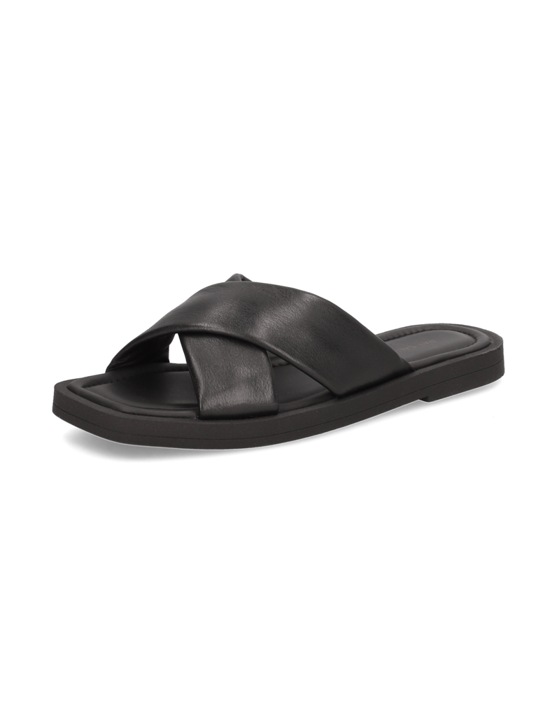 Pat-Calvin-Glattleder-Pantoffel-schwarz