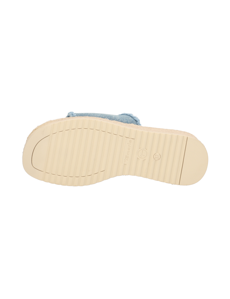 TAMARIS-Textil-Pantoffel-hellblau
