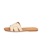 Pat Calvin Glattleder Pantoffel beige
