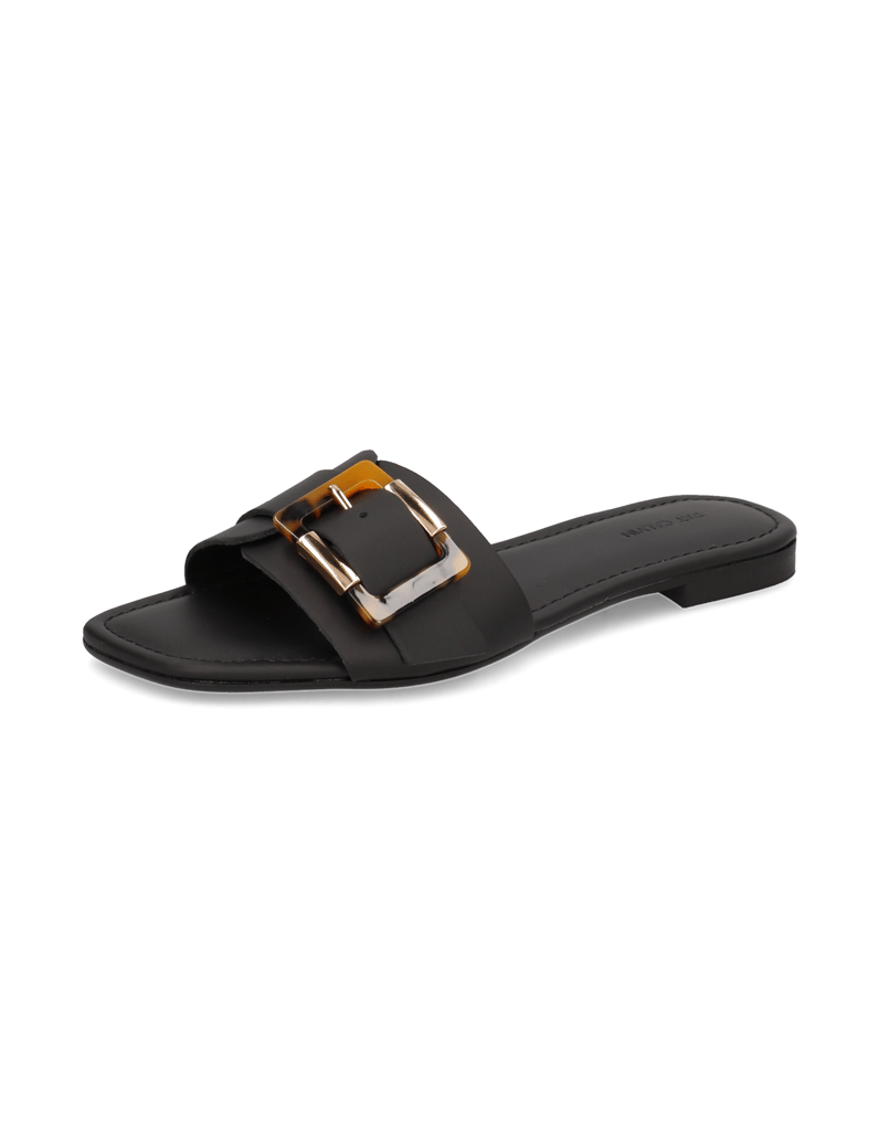 Pat-Calvin-Glattleder-Pantoffel-beige