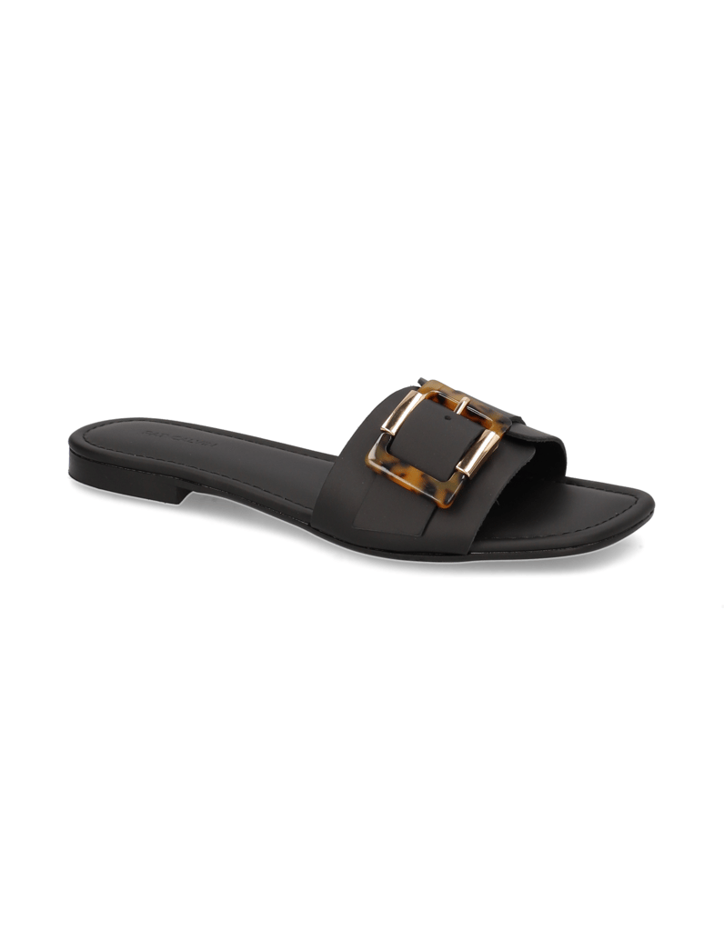 Pat-Calvin-Glattleder-Pantoffel-beige
