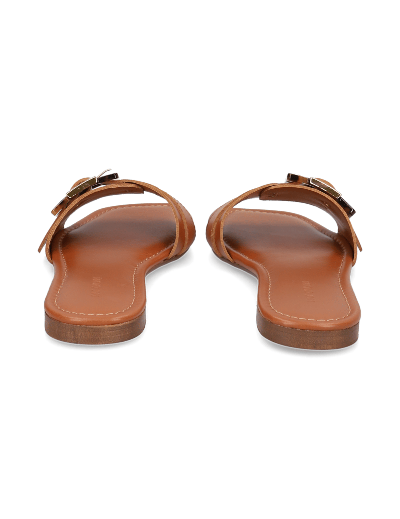 Pat-Calvin-Glattleder-Pantoffel-beige