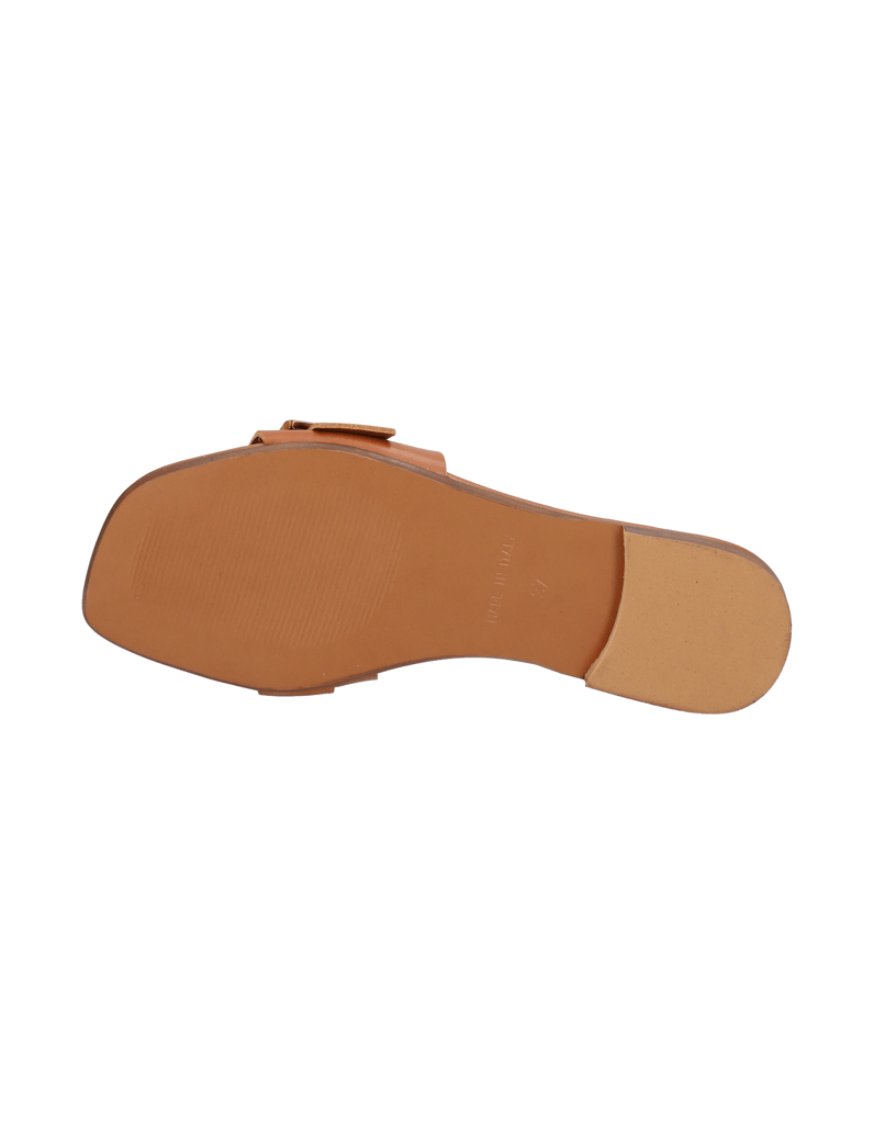 Pat-Calvin-Glattleder-Pantoffel-beige