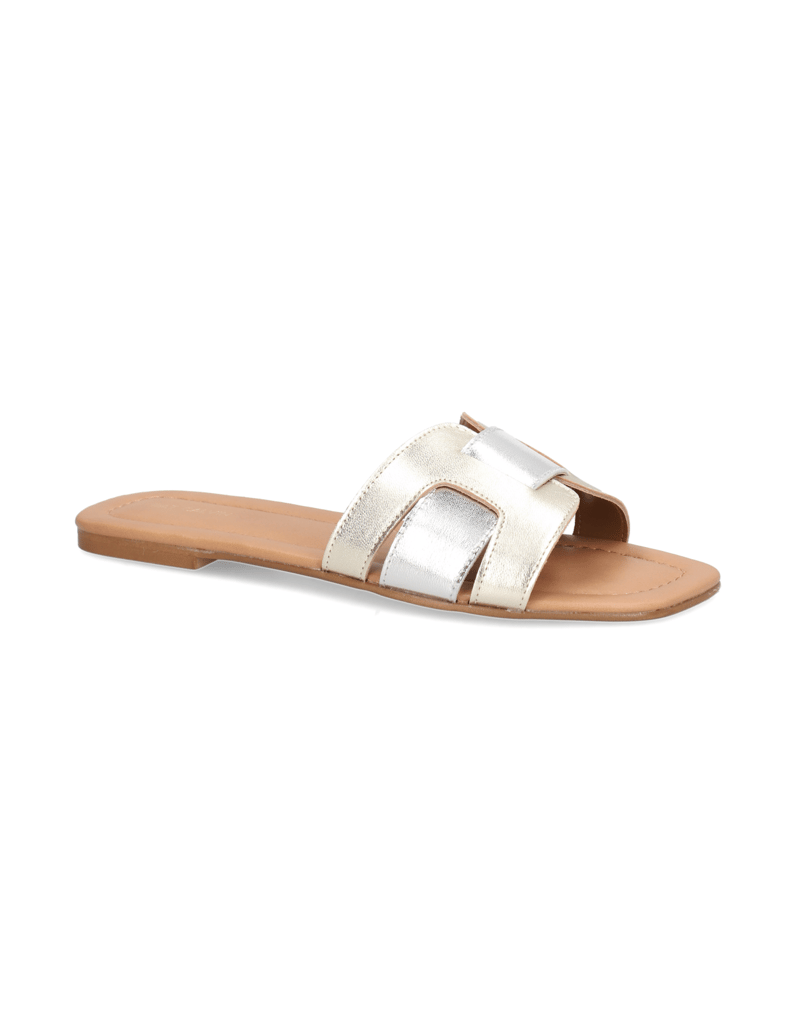 Pat-Calvin-Glattleder-Pantoffel-gold