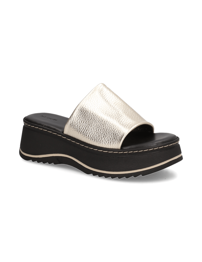 Pat-Calvin-Glattleder-Pantoffel-gold