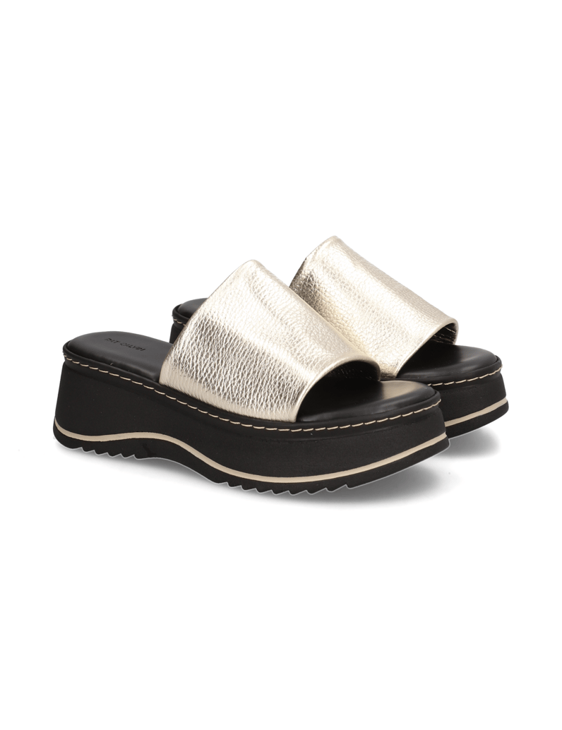 Pat-Calvin-Glattleder-Pantoffel-gold