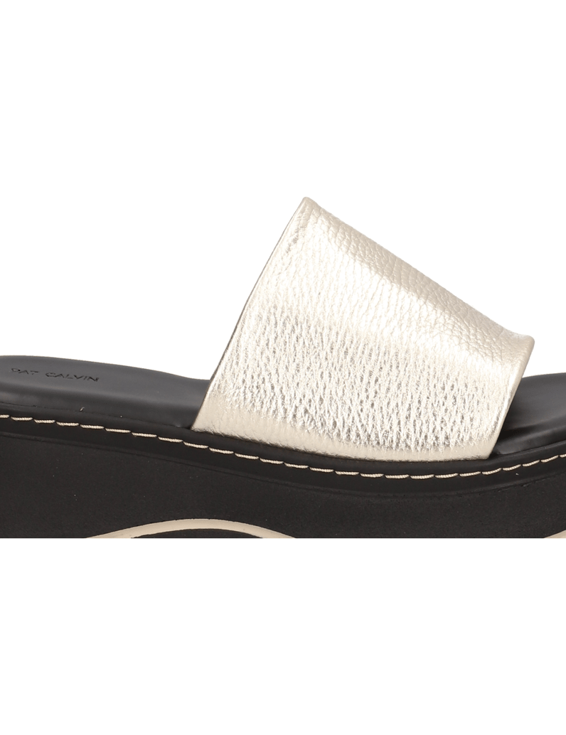 Pat-Calvin-Glattleder-Pantoffel-gold