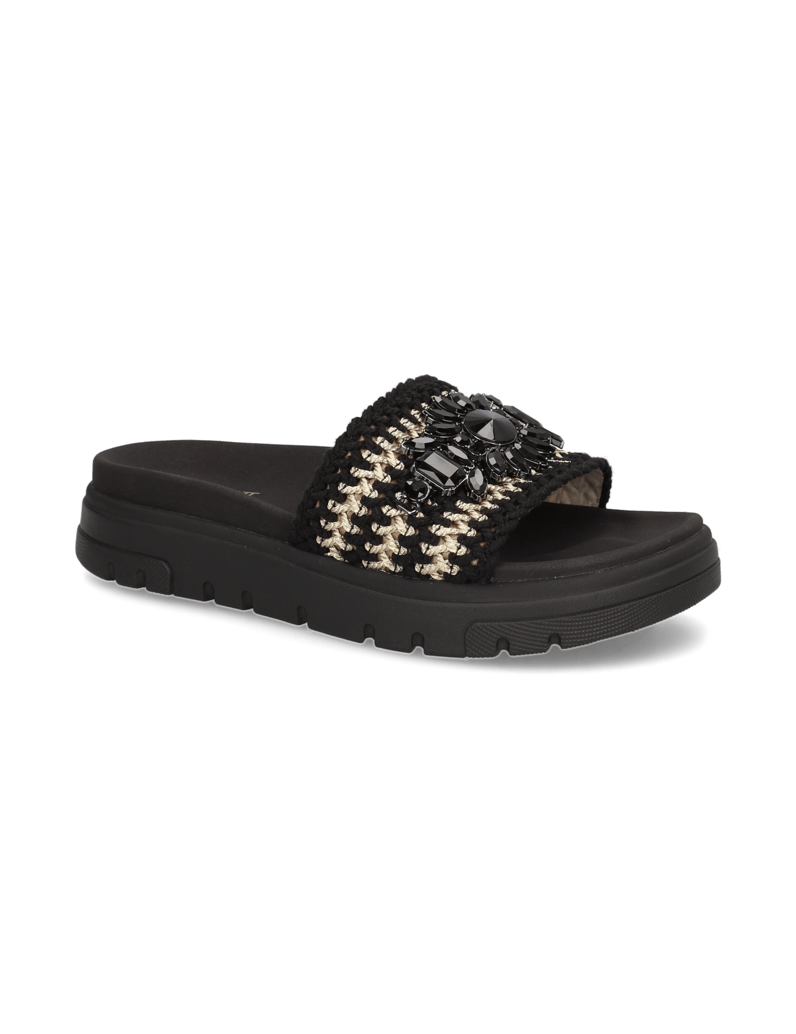 TT.-BAGATT-Textil-Pantoffel-schwarz