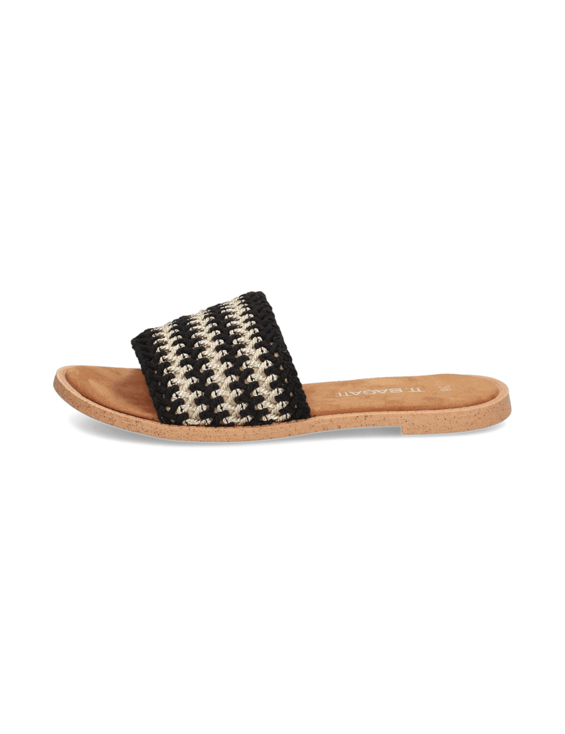 TT.-BAGATT-Textil-Pantoffel-schwarz