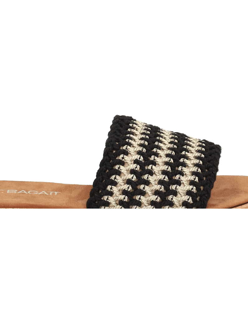 TT.-BAGATT-Textil-Pantoffel-schwarz
