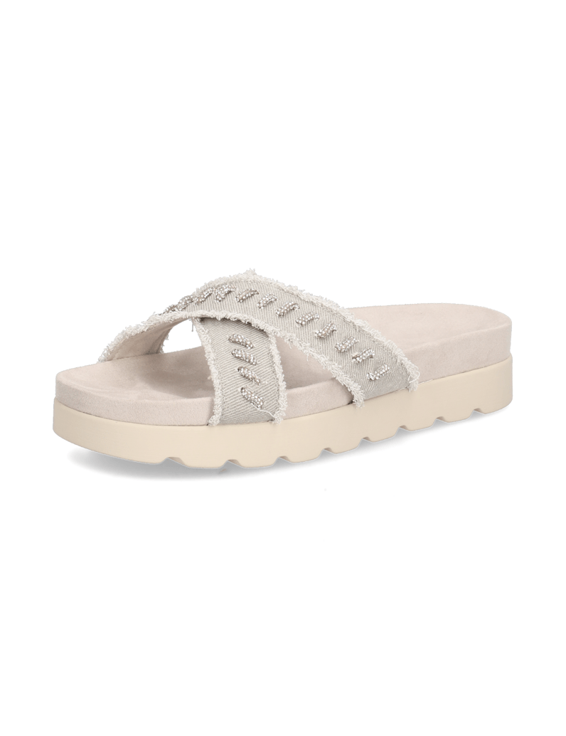 TAMARIS-Textil-Pantoffel-grau
