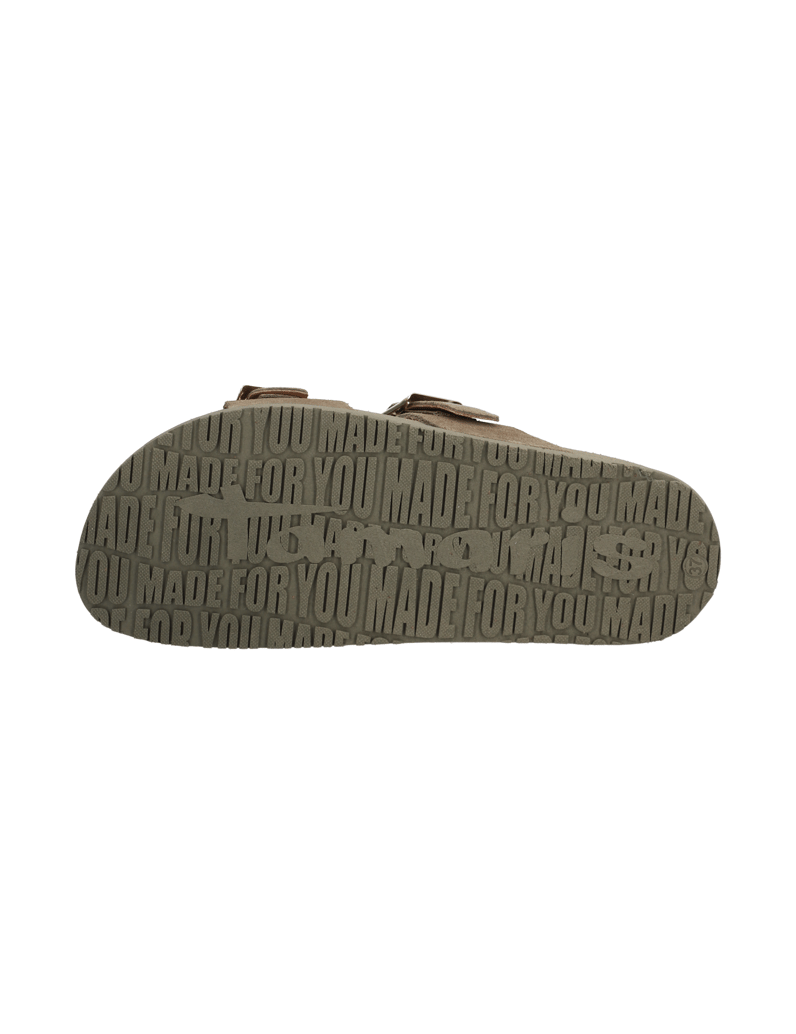 TAMARIS-Veloursleder-Pantoffel-schwarz