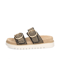 Pat Calvin Textil Pantoffel schwarz