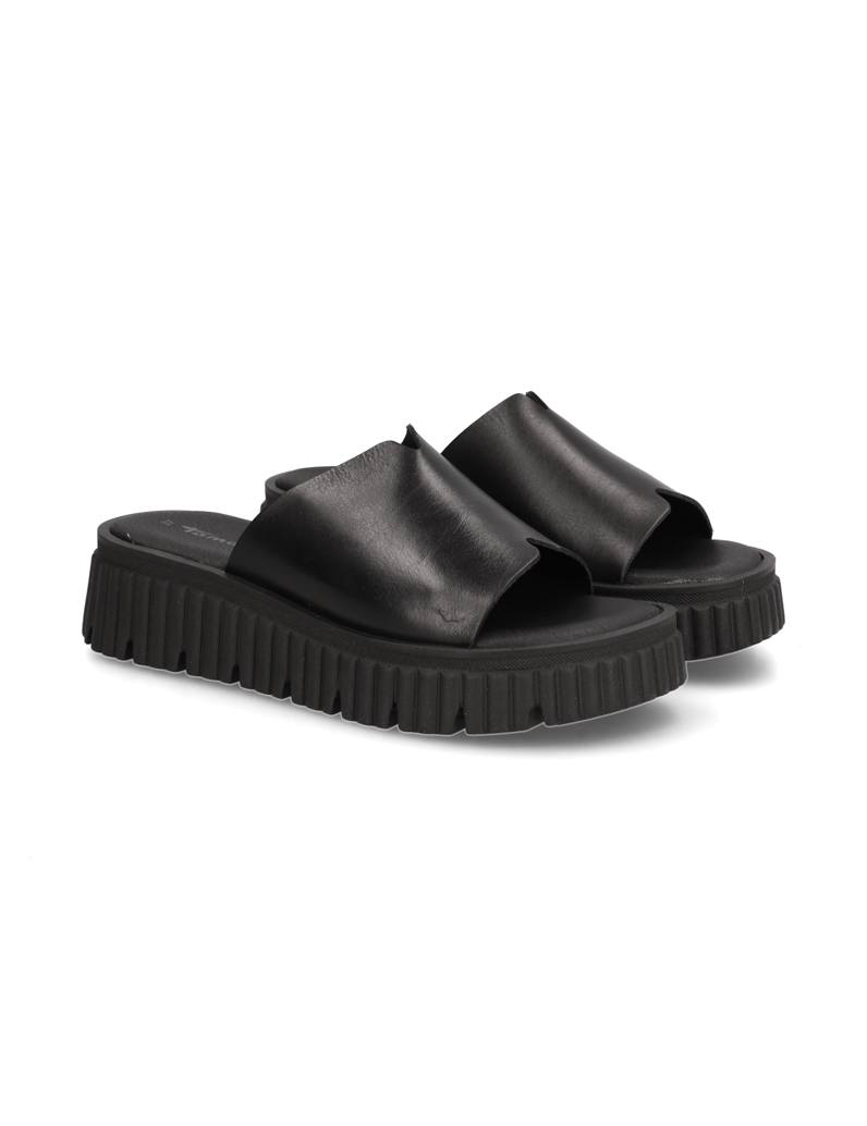 TAMARIS-Pantoffel-schwarz