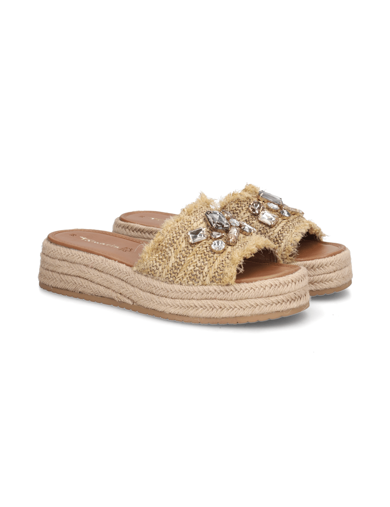 TAMARIS-Pantoffel-beige