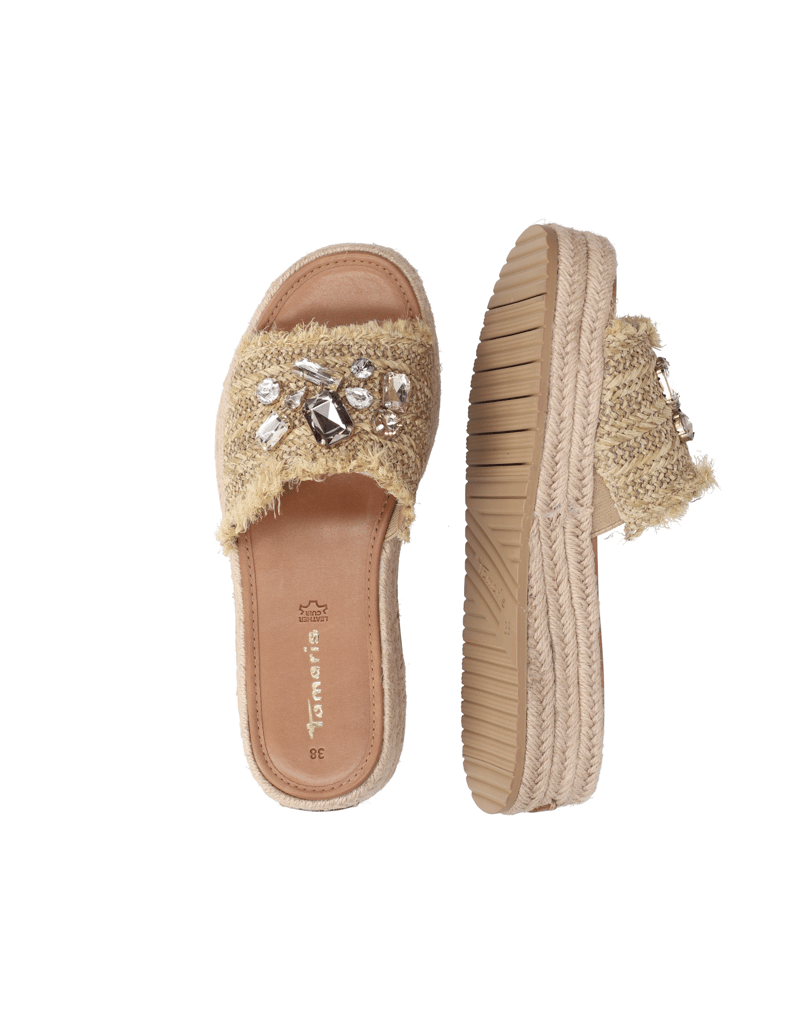 TAMARIS-Pantoffel-beige