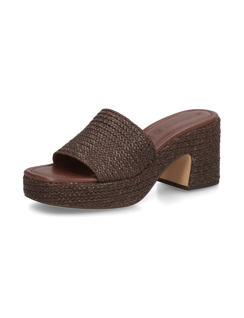 TAMARIS-Pantoffel-braun