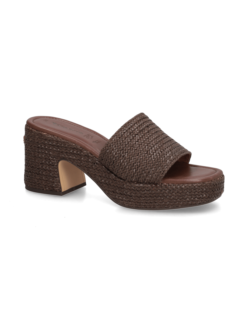 TAMARIS-Pantoffel-braun