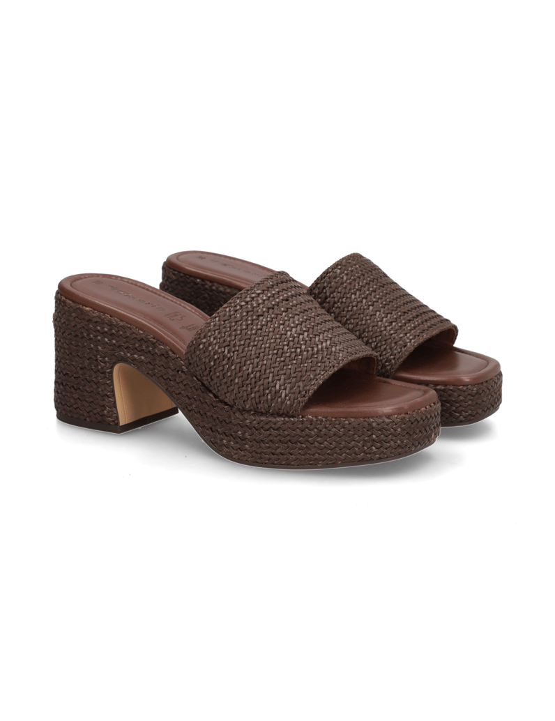 TAMARIS-Pantoffel-braun