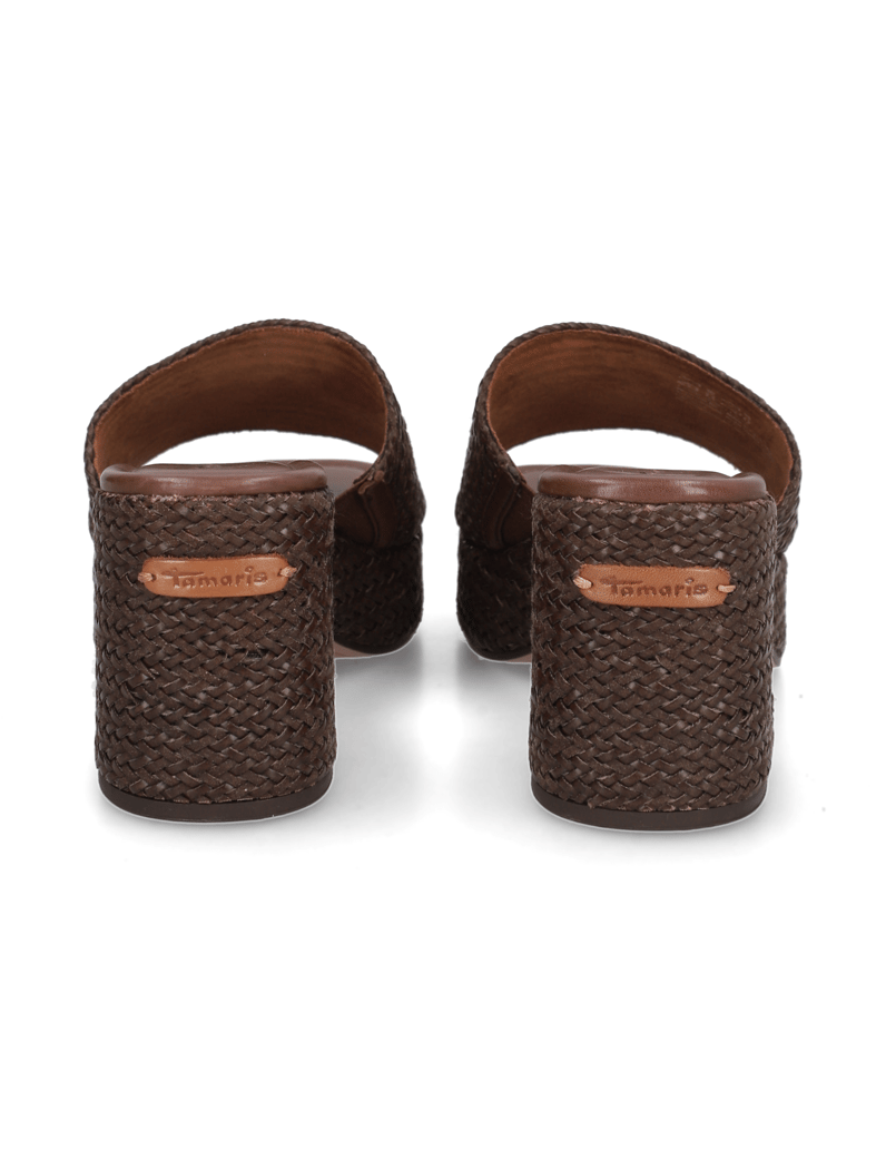 TAMARIS-Pantoffel-braun