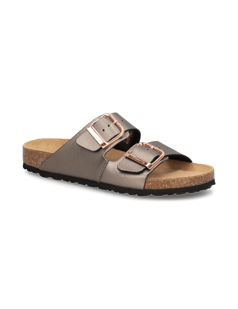TAMARIS-Pantoffel-grau