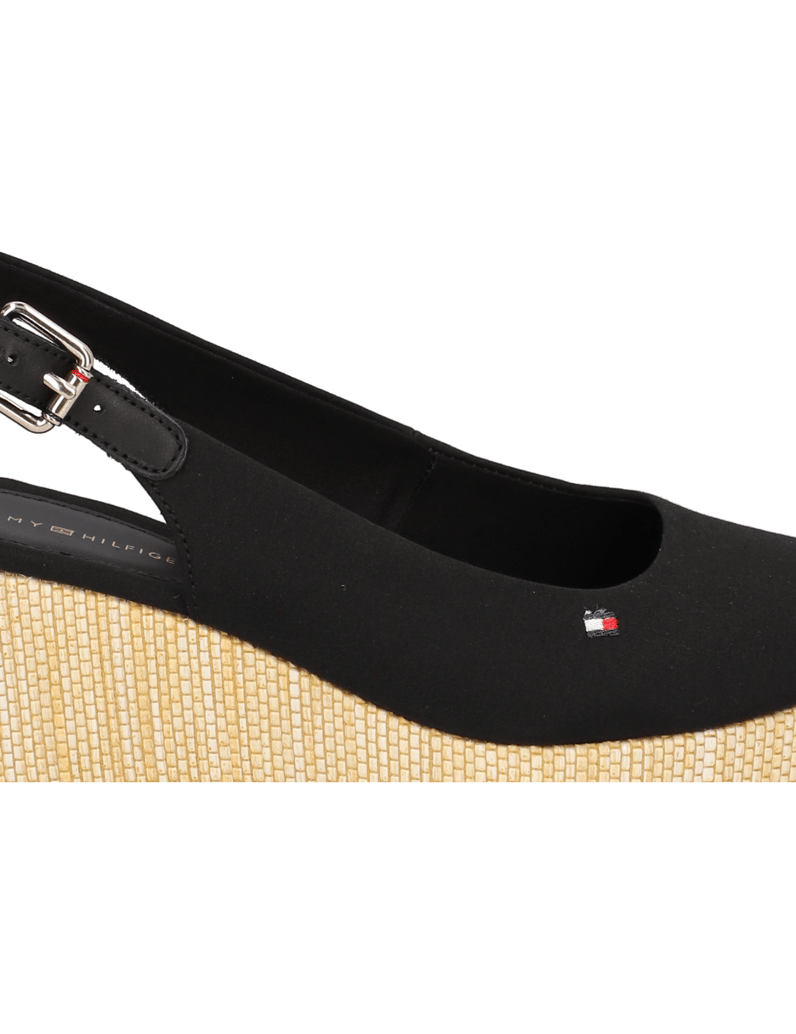 Tommy-Hilfiger-ICONIC-ELBA-SLING-BACK-WEDGE-schwarz